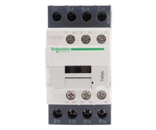 63-7791-85　Schneider Electric 4 Pole Contactor, 20 A, 230 V ac Coil, TeSys D, 4NO　LC1DT20M7