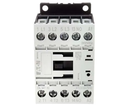 63-7789-41　Eaton 3 Pole Contactor, 7 A, 24 V ac Coil, xStart, 3NO, 3 kW　276537 & DILM7-10(24V50HZ)
