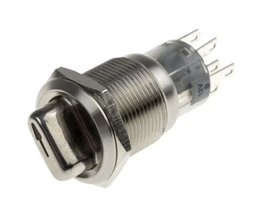 63-8053-87　RS PRO, 2 Position on-on Rotary Switch, 5 A @ 250 V ac, Quick Connect, Solder　877-1983