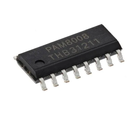 63-7985-38　PAM8008DR DiodesZetex, Audio Amplifier, 16-Pin SOP　PAM8008DR