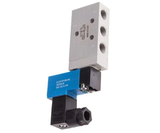 63-7972-12　RS PRO 5/2 Pneumatic Solenoid Valve Solenoid/Spring G 1/8 MDS Series　784-0057