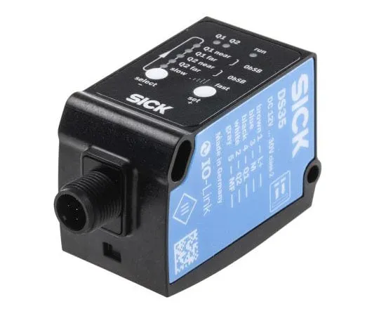 63-8023-22　Sick Dx35 Distance Sensor Background Suppression 50 → 3100 mm Detection Range IO-Link NPN/PNP　DS35-B15821