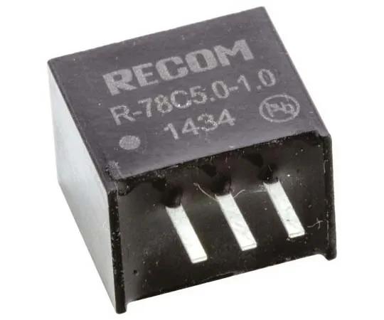 63-7783-36　Recom Switching Regulator, 8 → 42V dc Input, 5V dc Output, 1A　R-78C5.0-1.0