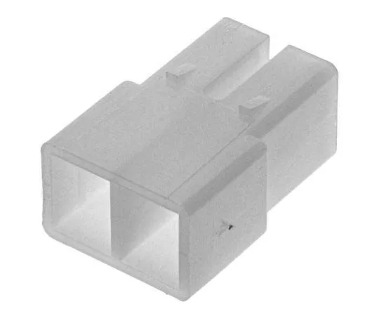 63-7793-84　TE Connectivity FASTIN-FASTON .250 Series, 2 Way Nylon Crimp Terminal Housing, 0.25in Tab Size, Natural　180923