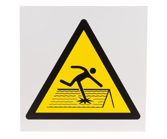 63-8043-04　RS PRO 1 x Fragile Roof Sign, Black/Yellow/White Plastic　857-8680