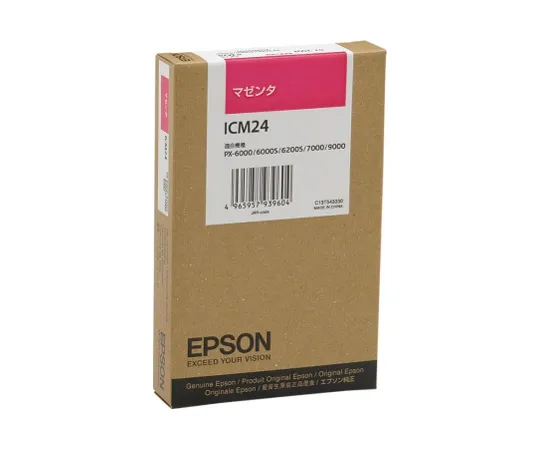 61-0513-02　［Discontinued］Epson Genuine Ink Cartridge (Magenta)　ICM24