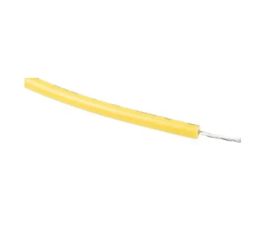 63-8049-44　RS PRO Yellow Hook Up Wire UL3321, 0.2 mm², 600 V 24 AWG, 100m　872-4379