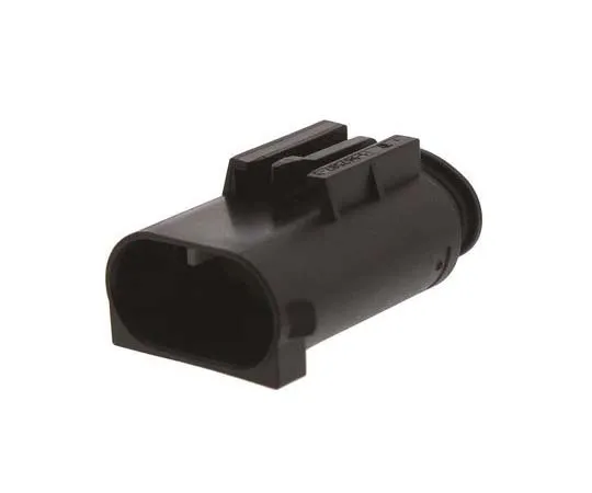 63-7770-03　TE Connectivity Micro Quadlock System Series, 2 Row 6 Way Cable Mount Plug Housing　1-967587-3