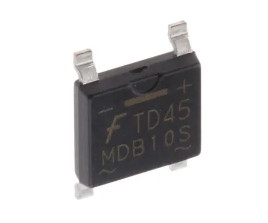 63-7961-16　ON Semiconductor MDB10S, Bridge Rectifier, 1A 1000V, 4-Pin MicroDIP　MDB10S