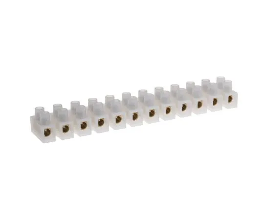 63-8018-08　RS Non-F***d Terminal Block, 12 Way/Pole, Screw Down Terminals, 8 AWG Screw Down, Polyamide, 400 V　813-3127