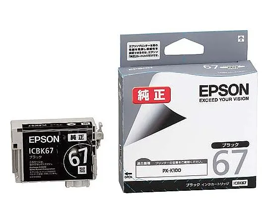 61-0512-14　［Discontinued］Epson Genuine Ink Cartridge (Black)　ICBK67