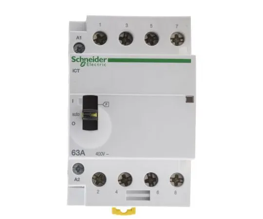 63-7989-04　Schneider Electric 4 Pole Contactor, 63 A, 230 V ac Coil, Acti 9, 4NO　A9C21864