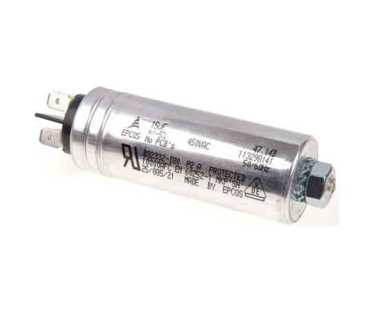 63-7955-98　Epcos 15μF Polypropylene Capacitor PP 450V ac ±5% Tolerance Stud Mount B32332 Series　B32332I6156J080