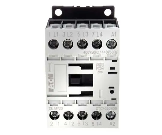 63-7789-51　Eaton 4 Pole Contactor, 20 A, 400 V ac Coil, xStart, 4NO, 5.5 kW　276972 & DILMP20(400V50HZ,440V60HZ)