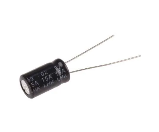 63-7761-70　RS PRO 4.7μF 400V dc Aluminium Electrolytic Capacitor, Through Hole 8 (Dia.) x 14mm +105°C 8mm 3.5mm 14mm　723-9703