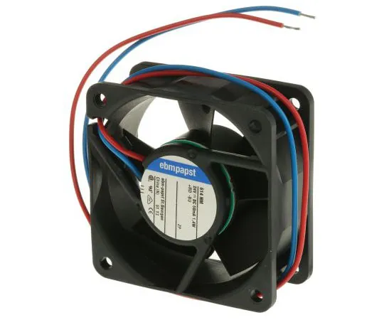 63-8017-09　ebm-papst 600N Series Axial Fan, 60 x 60 x 25mm, 35m³/h, 1.3W, 24 V dc　614NM