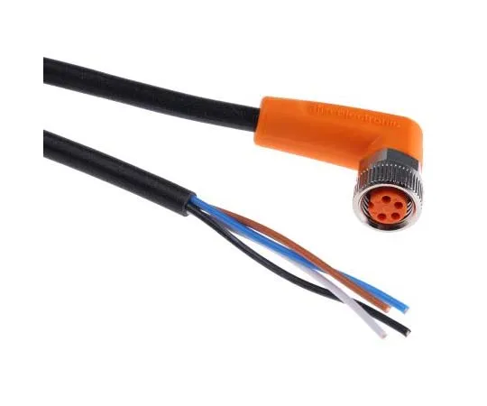 63-7782-90　ifm electronic M8 4-Pin Female Cable for *** with Sensors and Actuators　EVC153
