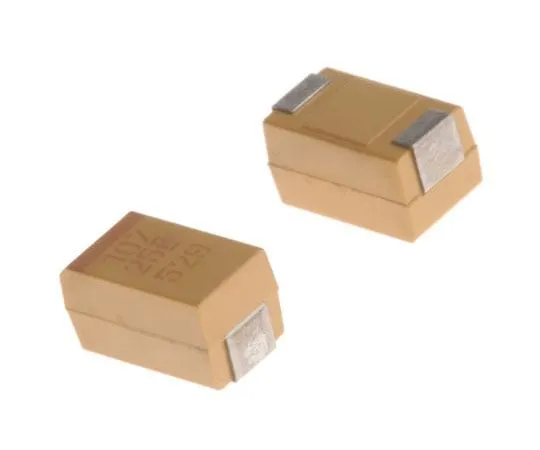 63-8001-83　KEMET Tantalum Capacitor 100μF 25V dc MnO2 Solid ±10% Tolerance T491 Series　T491X107K025AT