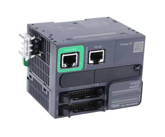 63-8008-20　Schneider Electric Modicon M221 PLC CPU, Ethernet, ModBus, Profibus DP, USB Networking Mini USB Interface, 10000 Steps　TM221ME32TK