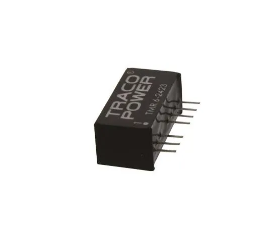 63-7805-63　TRACOPOWER TMR 6 6W Isolated DC-DC Converter Through Hole, Voltage in 18 → 36 V dc, Voltage out ±15V dc　TMR 6-2423