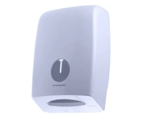 63-7969-37　Kimberly Clark Plastic White Wall Mounting Paper Towel Dispenser, 270mm x 410mm x 140mm　6945