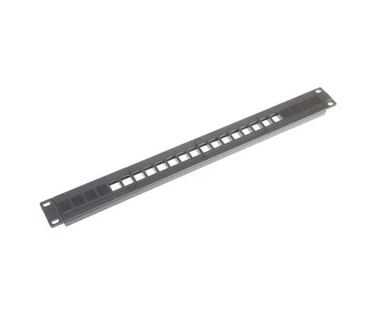 63-7989-71　RS 16 Port RJ Patch Panel 1U Black　791-8510