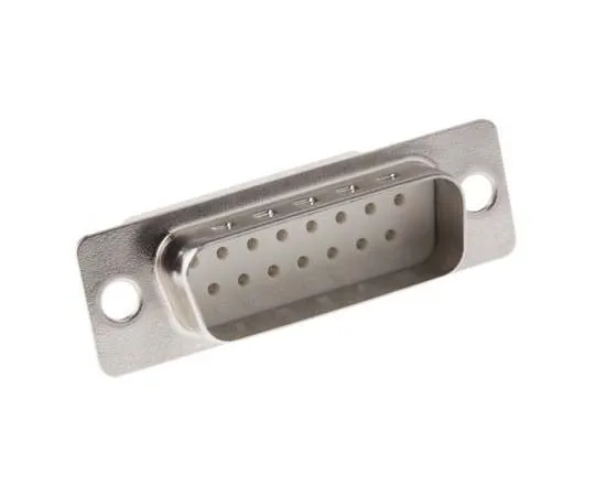 63-7755-87　MH Connectors MHD Series 2.77mm Pitch Straight Crimp D-Sub Connector Housing, Plug, 15 Pin　DBC15SP-NW