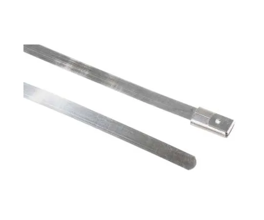 63-7790-19　RS Metallic 316 Stainless Steel Roller Ball Cable Tie, 680mm x 4.6 mm　743-6162