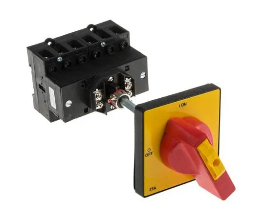 63-7962-82　6 Pole DIN Rail F***d Switch Disconnector, 6NO, 25 A, 15 kW, IP65　773-7976