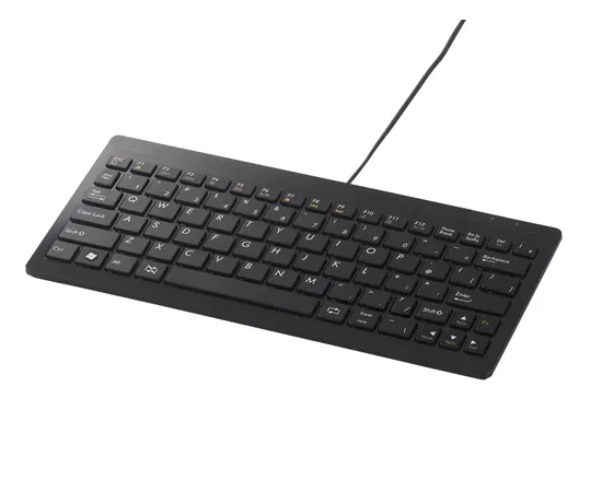 62-4122-34　［Discontinued］Wired Compact & Slim Keyboard Black　BSKBU13BK