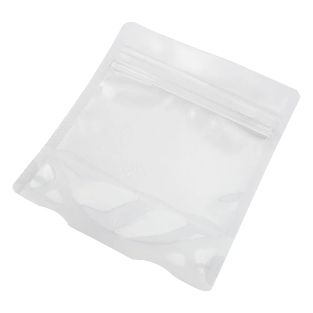 1-9507-01　Zipper Bag Transparent (Wide Type) Width: 120 x Under Zipper: 100mm　FW-12