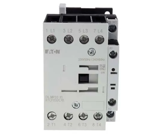 63-7789-55　Eaton 4 Pole Contactor, 32 A, 230 V ac Coil, xStart, 4NO, 7.5 kW　109797 & DILMP32-10(230V50HZ,240V60HZ)