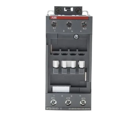 63-8000-56　ABB 3 Pole Contactor, 100 A, 24 V ac/dc Coil, AF Range, 3NO, 22 kW　1SBL367001R1100  AF52-30-00-11