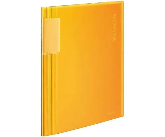 61-0559-59　［Discontinued］Clear Book A4 Vertical Fixed-Type 40-Sheets Pocket Yellow　ラ-N40Y
