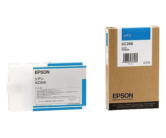 61-0512-27　［Discontinued］Epson Genuine Ink Cartridge Cyan　ICC24A