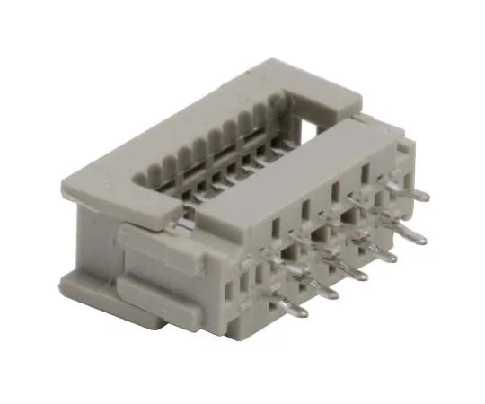 63-7754-07　TE Connectivity 10-Way IDC Connector Plug for Cable Mount, 2-Row　1-216791-0