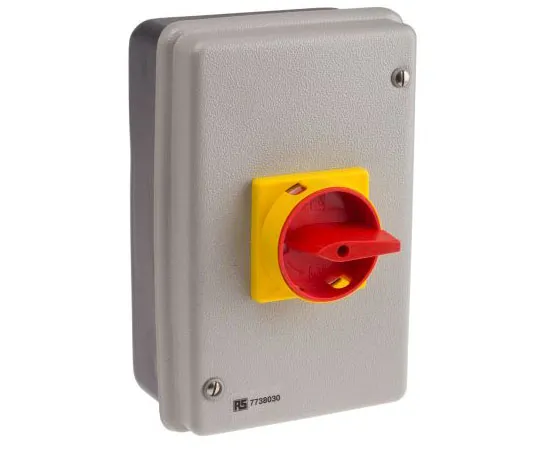 63-7962-96　4 Pole Panel Mount Non F***d Isolator Switch, 80 A, 37 kW, IP54　773-8030