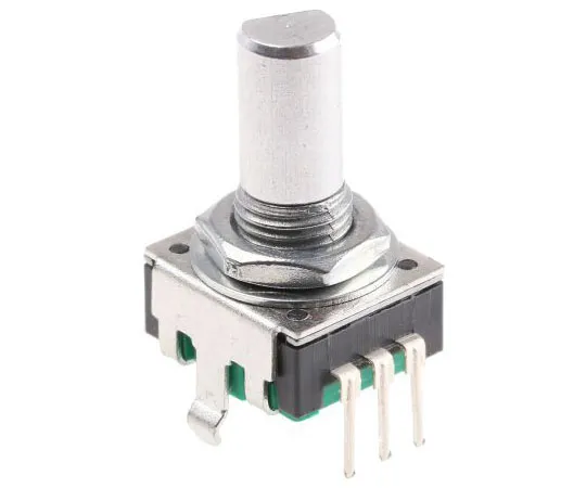 63-7970-94　Bourns 24 Pulse Incremental Mechanical Rotary Encoder with a 6 mm Flat Shaft, Through Hole　PEC11R-4015F-N0024