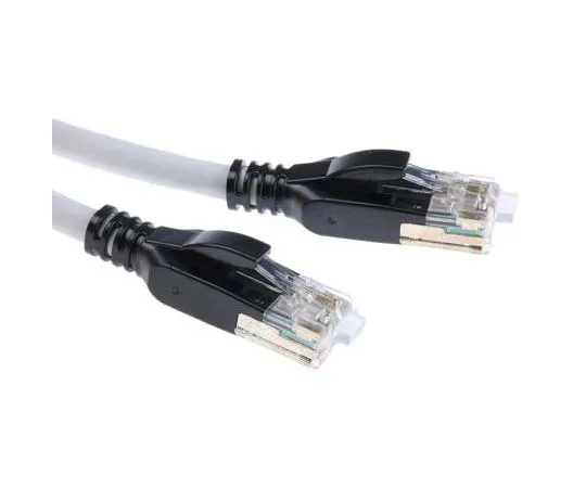 63-7787-63　Bel-Stewart Grey Cat7 Cable, 3m Male RJ45/Male RJ45　CA77-003M0-8