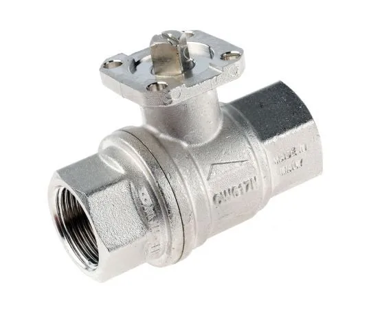 63-8017-38　RS Process Ball Valve Brass 1 Way, 3/4in Pipe Size　812-5239