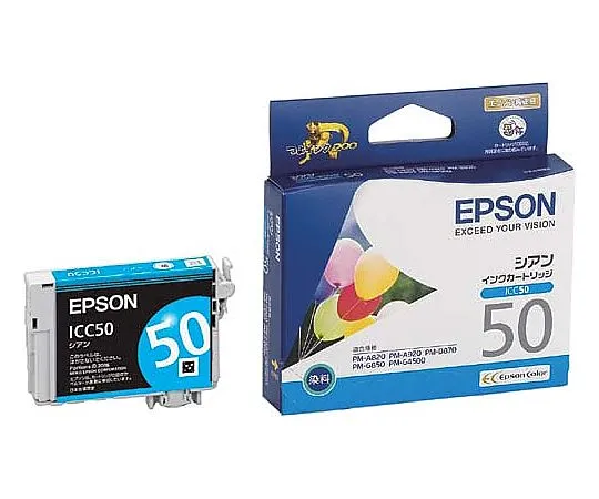61-0512-39　［Discontinued］Epson Genuine Ink Cartridge (Cyan)　ICC50
