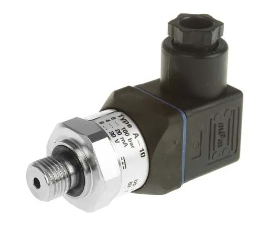 63-7763-37　WIKA Hydraulic Pressure Sensor 12719383, 4-Pin L-Plug, 4 → 20mA, 0bar to 100bar　12719383