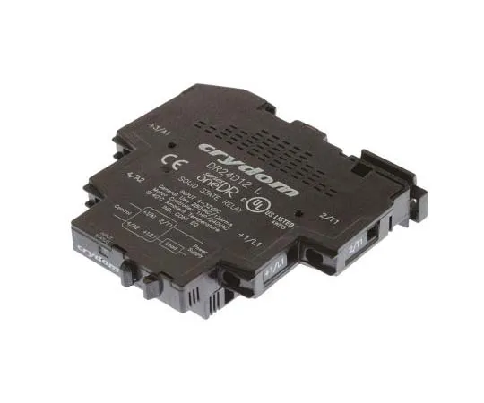 63-7758-45　Sensata / Crydom 12 A rms Solid State Relay, Zero Cross, DIN Rail, 280 V rms Maximum Load　DR24D12