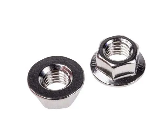 63-7764-54　26mm Plain Stainless Steel Hex Flanged Nut, M12, A2 304　725-9656