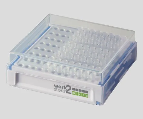 2-9506-02　［Discontinued］Expanding Tube Rack (Work2Store) 0.2mL x 96 Pcs/0.5mL x 64 Pcs Storage Available　HS120183