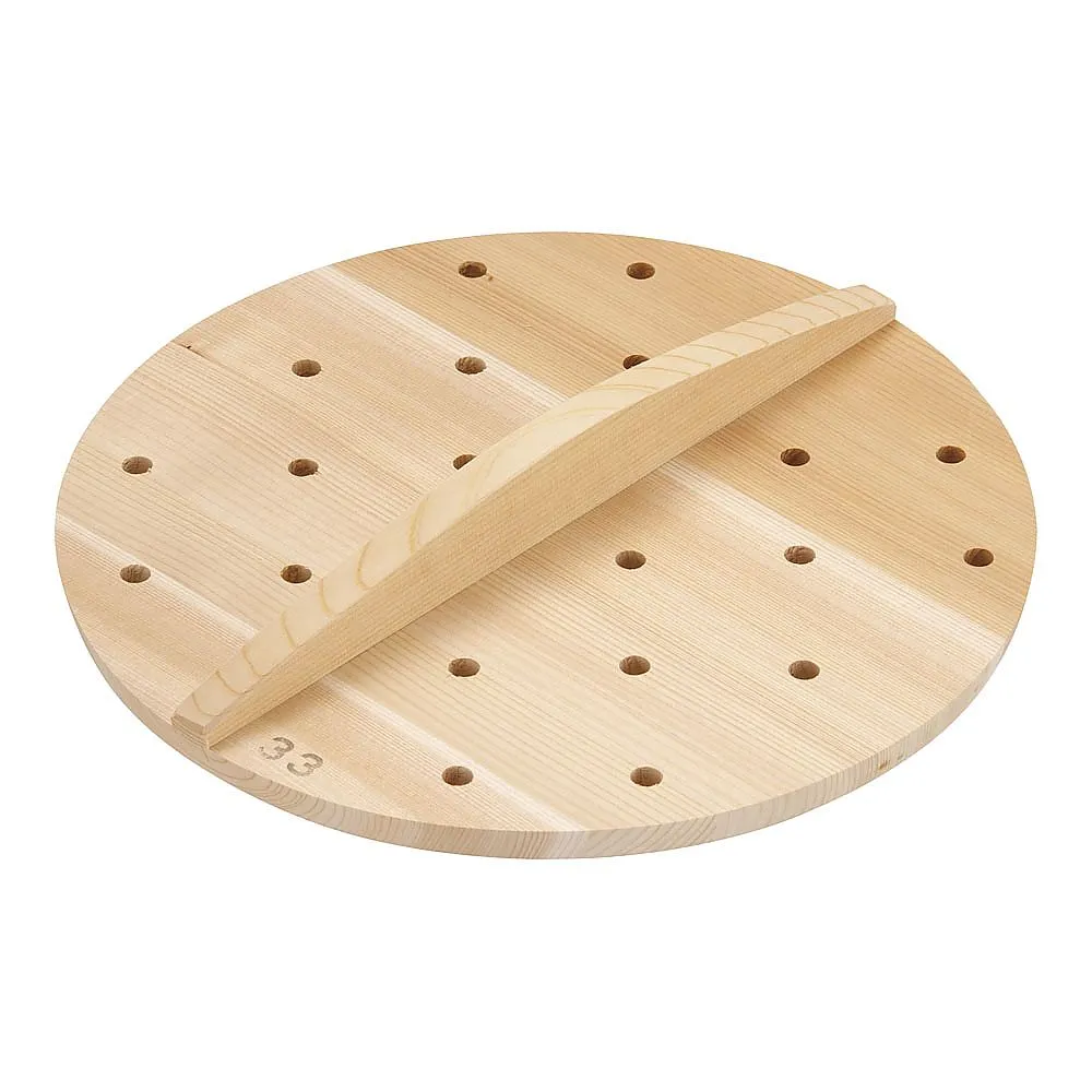 62-6342-41　SA Thick Sawara Hole Makeki Lid 33 cm