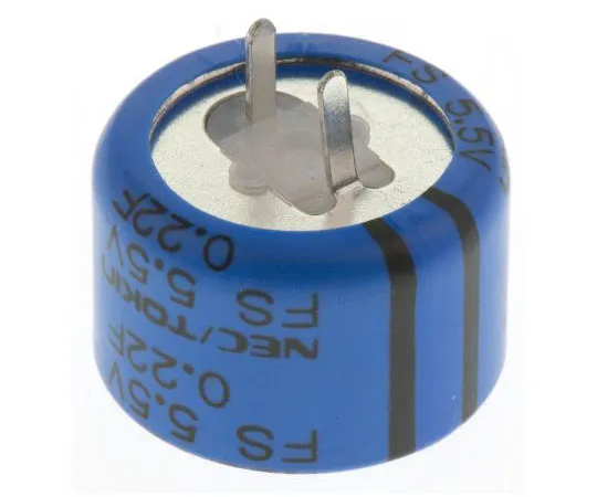 63-7984-30　KEMET 0.22F Supercapacitor EDLC -20 → +80% Tolerance Supercap FY Series 5.5V dc Through Hole　FS0H224ZF