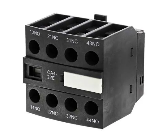 63-7739-29　ABB CA4, 2NO/2NC (4), Auxiliary Contact, Front Mount, 6 A　1SBN010140R1022  CA4-22E