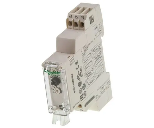 63-7988-52　Schneider Electric Multi Function Timer Relay, Screw, 0.1 s → 10 h, SPDT, 2 Contacts, SPDT, 24 V dc, 24 →　RE17RMEMU