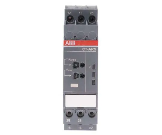 63-7796-17　ABB OFF Delay without Auxiliary Voltage Single Timer Relay, Push In, 0.05 s → 10 min, DPDT, 2 Contacts, SPDT, 24　1SVR740120R3300  CT-ARS.21P